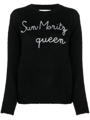 Siuvinėtas megztinis Mc2 Saint Barth juoda