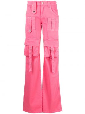 Zvonové džíny Blumarine růžové