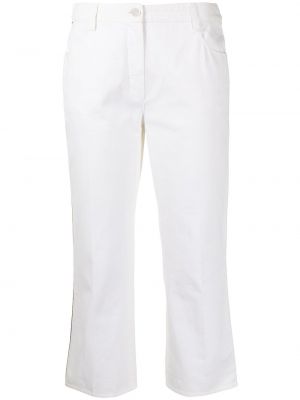 Pantalones rectos Chanel Pre-owned blanco