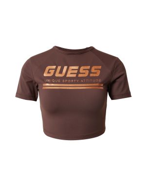 Športové tričko Guess oranžová