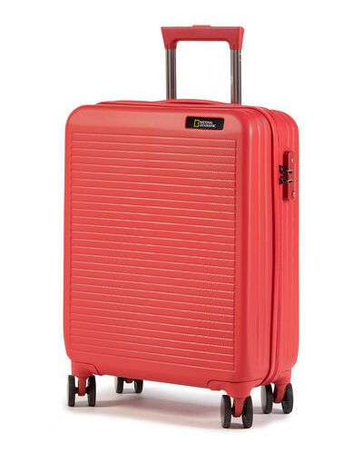Bőrönd National Geographic piros