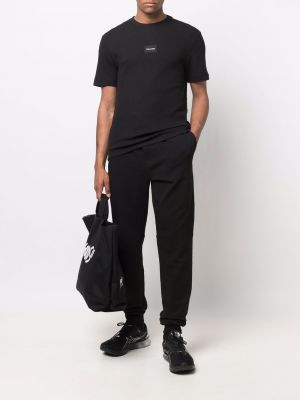 Jogginghose mit print Calvin Klein schwarz