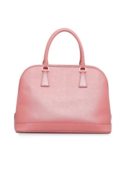 Bolso satchel de cuero retro Prada Vintage rosa