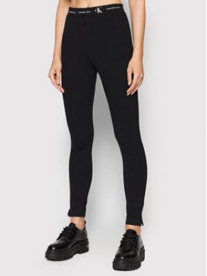 Leggings slim Calvin Klein Jeans noir