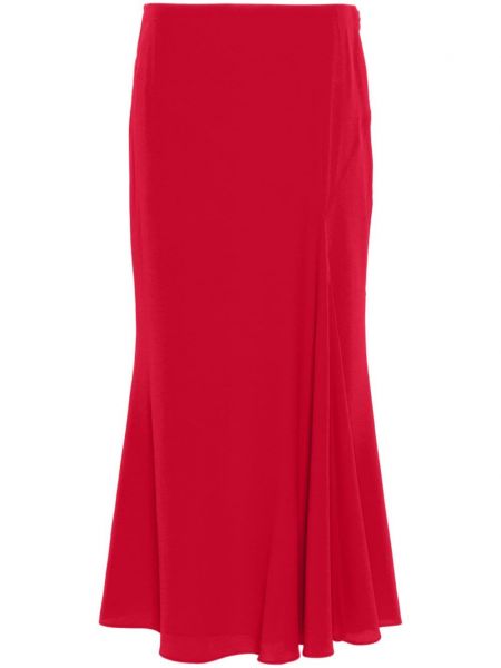 Rozšířená sukně Isabel Marant červený