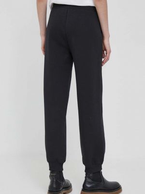 Sportovní kalhoty s potiskem Calvin Klein Jeans černé