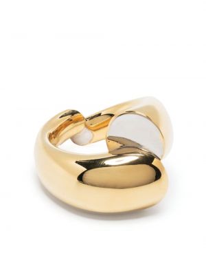 Chunky prsten Lanvin zlatna