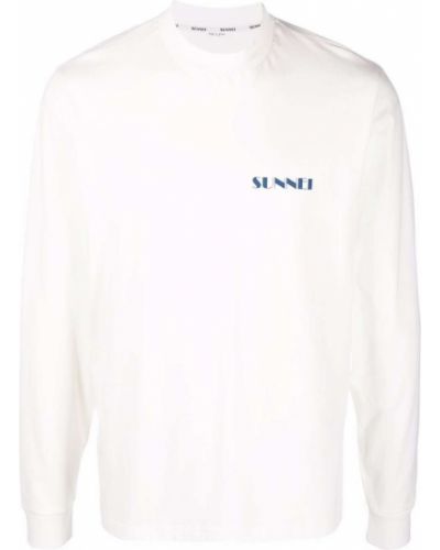 Camiseta con estampado Sunnei blanco