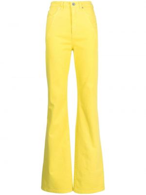 Zvonové džíny Nº21 žluté