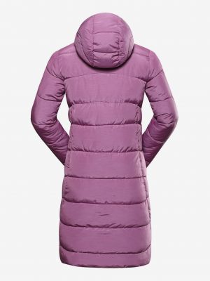 Prošívaný zimní kabát Alpine Pro růžový