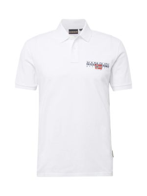 Тениска с копчета Napapijri бяло