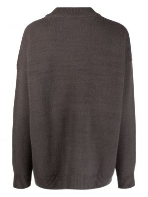 Kašmírový pulovr Liska šedý