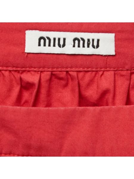 Top Miu Miu Pre-owned rojo
