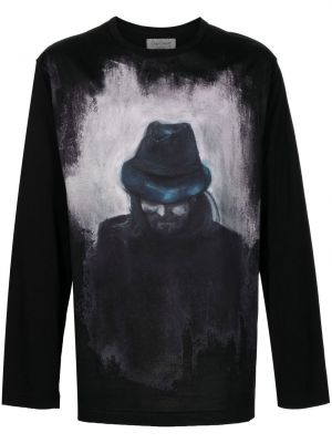 Långärmad t-shirt Yohji Yamamoto svart