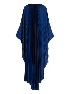 Sukienka midi z kryształkami Semsem niebieska