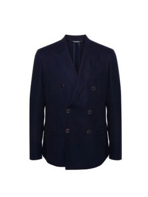 Blazer di lana Dolce & Gabbana blu