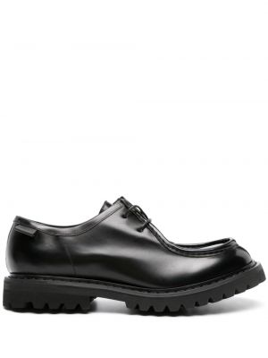 Lakoti dabīgās ādas derbija stila kurpes Premiata melns