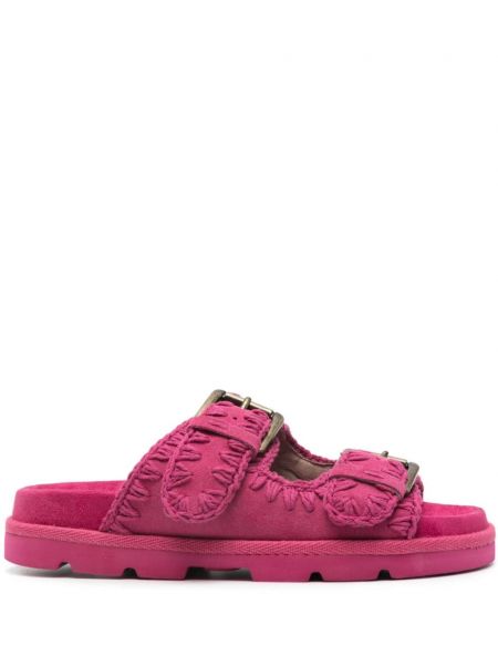 Wildleder halbschuhe Mou pink