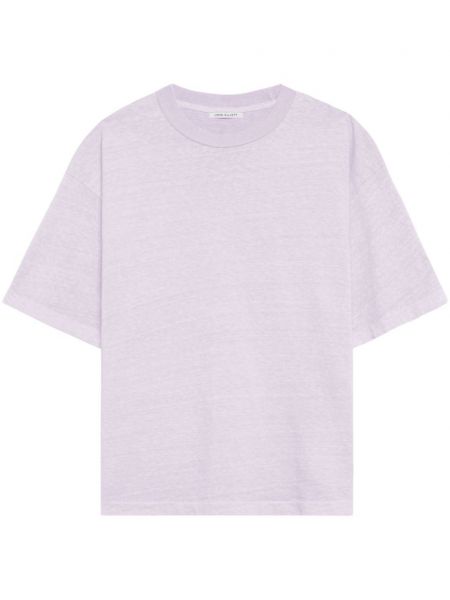 Kokvilnas t-krekls John Elliott violets