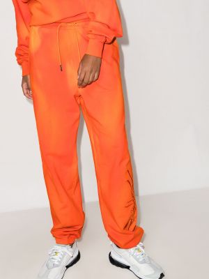 Bavlněné kalhoty Daily Paper oranžové
