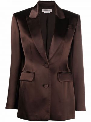 Lang blazer Alexander Mcqueen brun