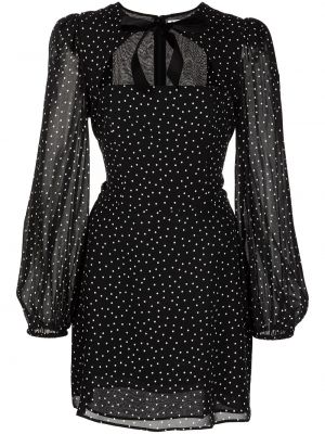 Flekket dress Reformation svart