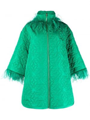 Prošívaný kabát Elie Saab - Zelená