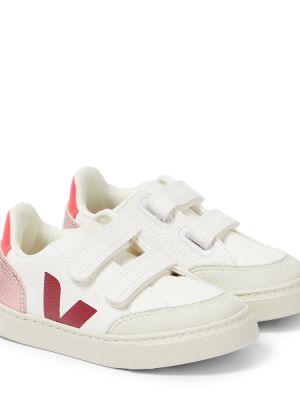 Lær sneakers for jenter Veja Kids