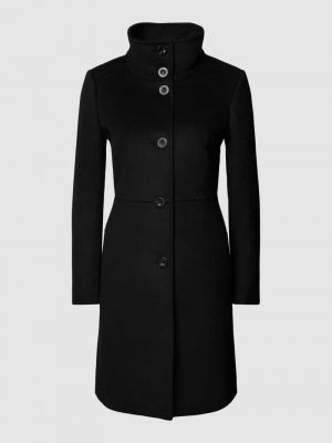 Płaszcz ze stójką Esprit Collection czarny