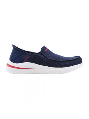 Loafers Skechers niebieskie