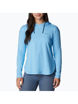 Bluza trekkingowa damska Columbia Sun Trek EU Hooded Pullover niebieska 1981541 | WYSYŁKA W 24H | 30 DNI NA ZWROT
