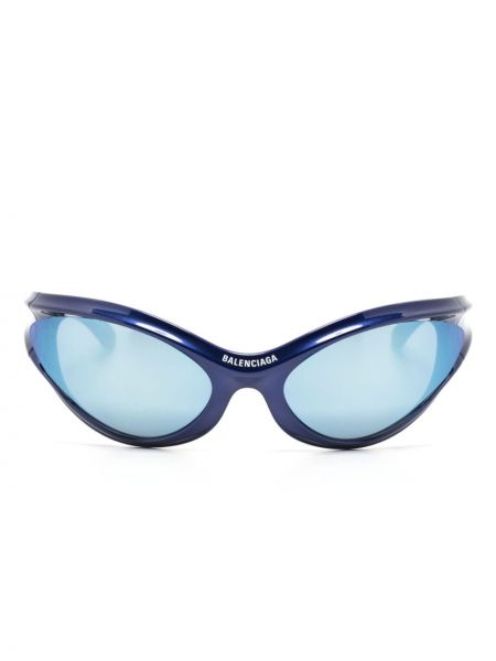 Okulary przeciwsłoneczne Balenciaga Eyewear niebieskie