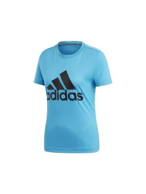 Rövid ujjú póló Adidas kék