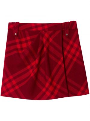 Mini suknja Burberry crvena