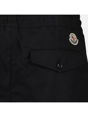 Pantalones cortos de algodón Moncler negro