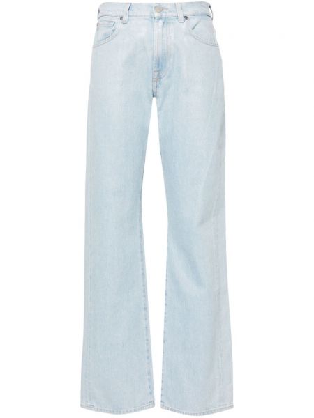 Højtaljet jeans 7 For All Mankind blå