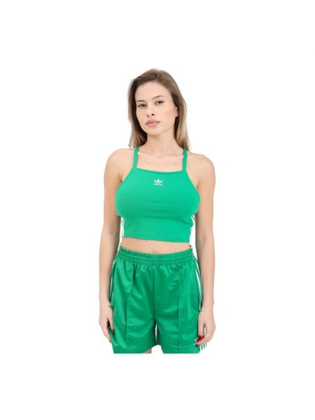 Zielony top bez rękawów Adidas Originals