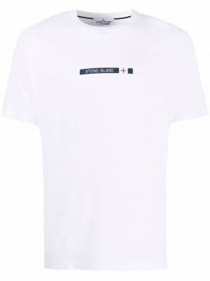 T-shirt Stone Island vit