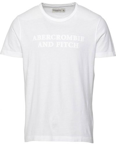 T-shirt Abercrombie & Fitch bianco