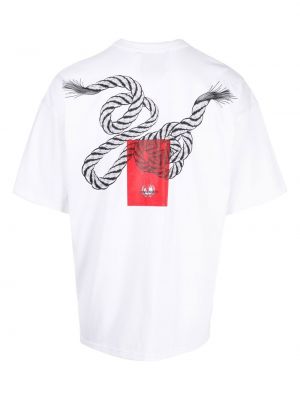 T-shirt à imprimé Yoshiokubo blanc