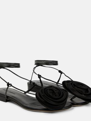Kožené sandále Magda Butrym čierna