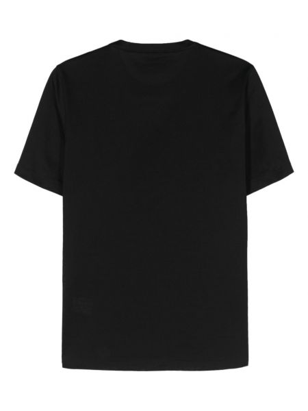 Bavlněné tričko Barba černé