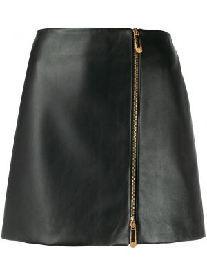 Falda con cremallera Versace negro
