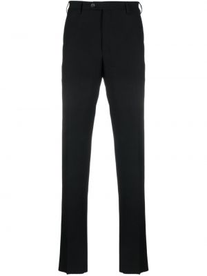 Pantaloni dritti di lana slim fit Corneliani nero
