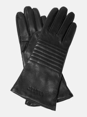 Kožené rukavice Isabel Marant čierna