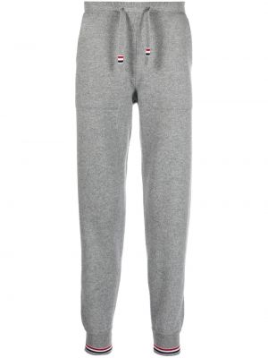 Pantalon de joggings en cachemire Thom Browne gris