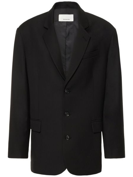 Overdimensjonert lyocell blazer The Frankie Shop svart