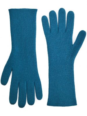 Vlnené rukavice z merina 12 Storeez modrá