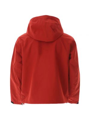 Chaqueta con capucha Emporio Armani Ea7 rojo