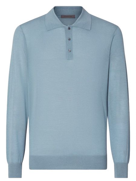 Пуловер Corneliani голубой